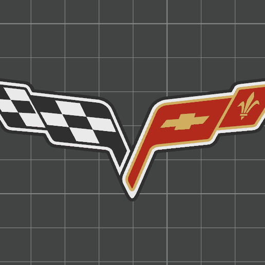 2005-2013 Corvette C6 Emblem