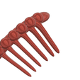 female-braid-hair-comb-08-v4-08.png FRENCH PLEAT HAIR COMB Multi purpose Female Style Braiding Tool hair styling roller braid accessories for girl headdress weaving fbh-08 3d print cnc