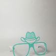 KOVBOY3.jpg Turquoise Cowboy Hat Figured Oktoberfest Party Glasses
