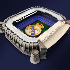 resize-bernabeu-cover1.jpg Archivo STL Estadio Bernabéu - Madrid, España・Modelo para descargar e imprimir en 3D