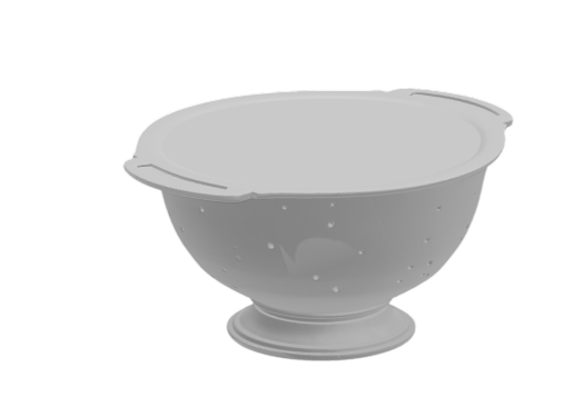 🔪 Footed Kitchen Colander Strainer 3D Printable Miniature・ 3D File for ...