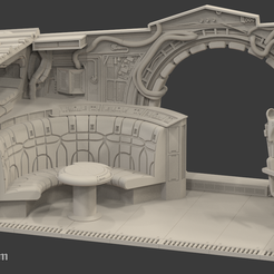UTC eo DejurikCreations.com Fichier 3D La soute du Faucon Millenium・Plan imprimable en 3D à télécharger
