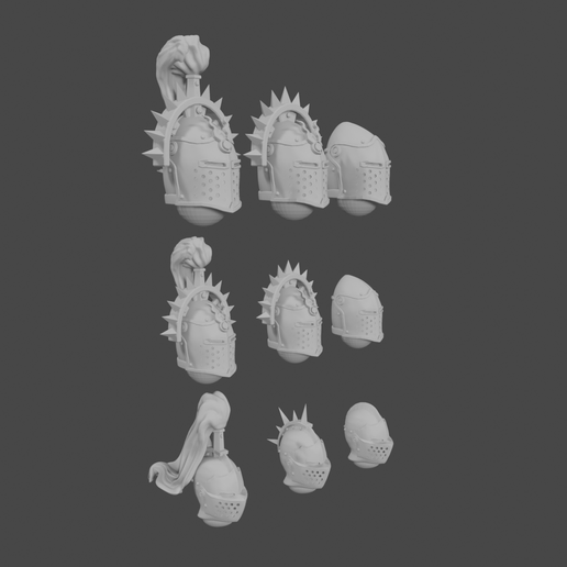 HelmCollection2.png Coleção de capacetes Lightning Forged