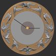 8ZBrush-Document.jpg Flying Birds Clock