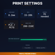 05_print_settings.png Adhesive Under-Cabinet Hook Strip, 5 Hooks, Rv Mug - 3D Printable STL File