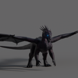 0016.png Beast dragon  - rigged/posable stl file included