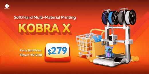 Anycubic Unveils Kobra X: High-Speed, Multi-Color Innovation at a