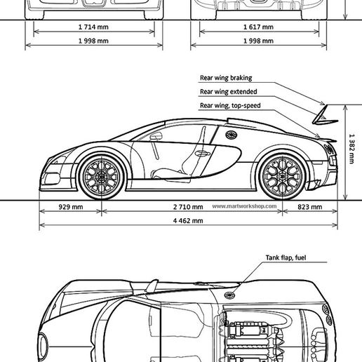 bp.jpg Bugatti veyron с измененным спойлером настольная модель