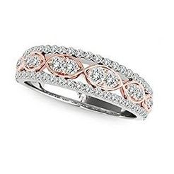 RG27115 (2).jpg Archivo STL gratis 3D modelo de joyería CAD de anillo de boda hermosa・Objeto de impresión 3D para descargar