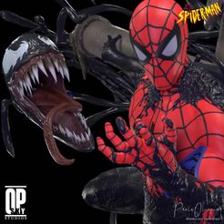 1_2.jpg Fichier 3D Statue Spider-Man VS Venom - Prêt pour l'impression 3D・Modèle imprimable en 3D à télécharger