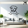 Coton-de-tulear-Hang.png Wall silhouette - Dogs Hang