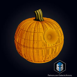 Death-Star-Pumpkin-Exploded-Galactic-Armory-2.png Death Star Pumpkin Candy Bowl - 3D Print Files