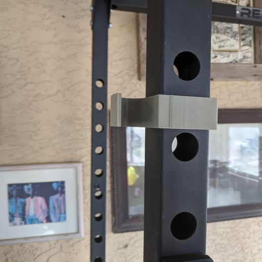 🔧 Power rack Home Gym storage hooks・ 3D File for ・Cults