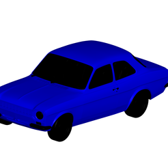 1.png Fichier 3D Ford Escort 1970・Modèle à télécharger et à imprimer en 3D, car-