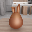untitled.png 3D Easter Bunny Basket 2 as Stl File & Easter Gift, Easter Day, Rabbit Decor, Easter Basket, Bunny Ears, 3D Print File, Gift Basket