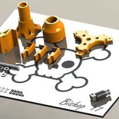 Spoolholder SW 2.jpg Free STL file Mini Kossel Delta 3D Printer Spoolholder・3D printable model to download