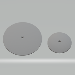 Bases.png Fichier STL gratuit Bases rondes 32mm et 60mm・Idée pour impression 3D à télécharger
