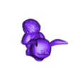 eevee entero.stl pokemon / eevee divided into colors