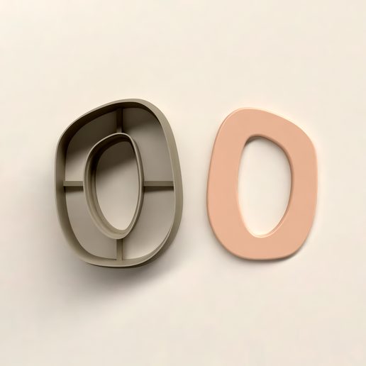 Polymer Clay Cutter STL 3D Printable | Digital File - Organic EC 15