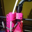 photo5422638649675196701.jpg Funnel mount and bowden tube guide for Anet A8 e3d v6 Bowden Print Carriage Redux by  dldesign