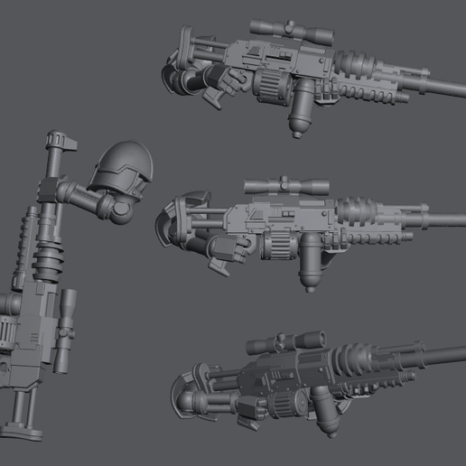 Free 3D file Kitbash-Pattern Skitarii and Secutarii ⚔ ・Design to ...