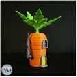 003B.jpg Datei 3D GARTENFEENHAUS - DIE KAROTTE! - 100 % STÜTZUNGSFREI・Modell für 3D-Druck zum herunterladen