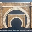 IMG_3497-1.jpg Tunnel Portal, Double Track with matching retaining wall. Scalable
