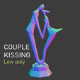 Couple-kissing-low-poly.png Pareja besándose