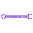 Wrench.stl PLA Spring Motor Demonstrator 2