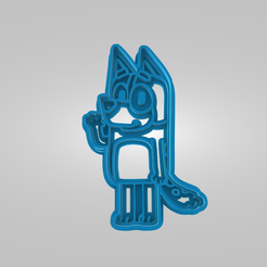 Cookie_Cutter_Bluey_Chili.png Chili Mum Mom Cookie Cutter from Bluey