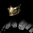 ScreenShot132.jpg Scorpion mask and Full armor Cosplay Mortal kombat costume