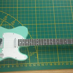 IMG_20220203_133308.jpg Бесплатный STL файл Модель гитары Fender Telecaster・Дизайн 3D-печати для загрузки