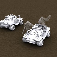 Type-98-Recon.jpg Free OBJ file 1/285 89 Epyt Recon Car・Model to download and 3D print
