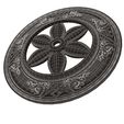 Wireframe-Low-Ceiling-Rosette-03-5.jpg Collection of Ceiling Rosettes