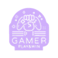 noir.stl GAMER lamp