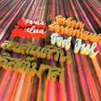 demo3_preview_featured.jpg Free STL file Christmas Lettering Blocks・3D printable model to download