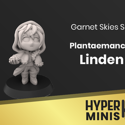 Plantaemancer-Linden.png Descargar archivo STL Chibi Plantaemancer Linden • Objeto para impresión 3D, HyperMiniatures