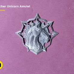 witcher-unicorn-stl-3D-print-01-1.jpg Archivo STL gratuito Unicornio brujo・Design para impresora 3D para descargar