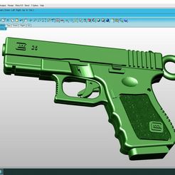 GLOCK 3D.jpg Fichier STL GLOCK 25・Plan à imprimer en 3D à télécharger