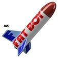 e8201702-6abc-4fff-9a9c-e211572617af.jpg Estes Fat Boy Nose Cone 3.9 Inch (98mm) & 7.5 inch (190.5mm)