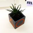 PSX_20211115_181648.jpg Ojing-eo Geim, Squid Game, small planter, pot stl file for 3d printing. Window, small, cute planter 3d print file, Indoor plant pot.
