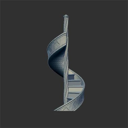 accecories diorama stairs02 3D model
