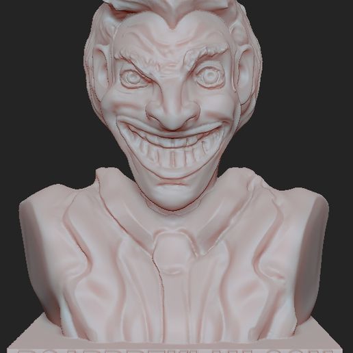 Download free STL file joker bust • 3D printer design • Cults