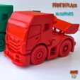 truck4.jpg Mechanical Racing Truck - print in place, no supports