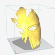 18.JPG Half Hollow Mask - Kurosaki Ichigo - Bleach 3D print model
