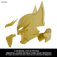7A.png Batman Immortal Legend Helmet 3D Model - Improved Details & Custom Version Fan Made
