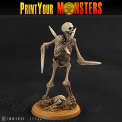 f78c9757-75fb-4a9e-85c3-b96809c57000.jpg Free 3D file Skeleton from Land of Bones - SUPPORTED !!・3D printer design to download