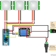 Untitled_Sketch_Steckplatine.png 3x HC-SR501 PIR sensor housing for motion reactive bed light