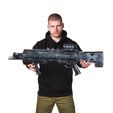 SG-8S-Slugger-replica-prop-from-Helldivers-2-by-Blasters4Masters_7.jpg SG-8S Slugger Helldivers 2 Weapon shotgun prop replica gun