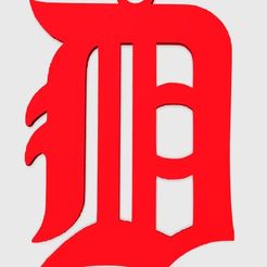Detroit.png Бесплатный 3D файл Detroit Pendant・3D-печатный дизайн для скачивания
